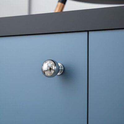 System Düğme Mobilya Kulbu Krom 26mm Kulp (SY1465 0026 CR) - System