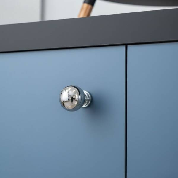 System Düğme Mobilya Kulbu Krom 26mm Kulp (SY1465 0026 CR) - 1