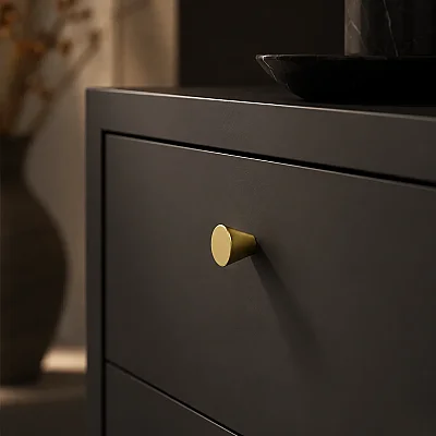 System Düğme Mobilya Kulbu Gold Renk 30mm Kulp (SY1455 0030 GL) - System (1)