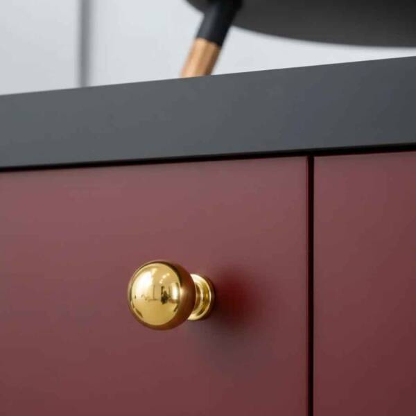 System Düğme Mobilya Kulbu Gold Renk 30mm Kulp (SY1465 0030 GL) - 1