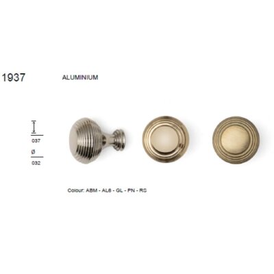 System Düğme Mobilya Kulbu Antik Renk 32mm Kulp (SY1937 0032 ABM) - 4