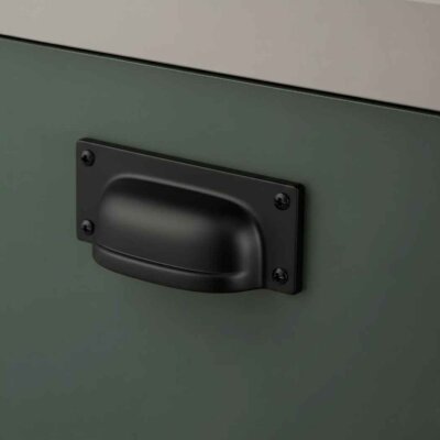 System Mobilya Kulbu Siyah Renk 32mm Çanak/Tas Kulp (SY4534 0032 AL6) - System