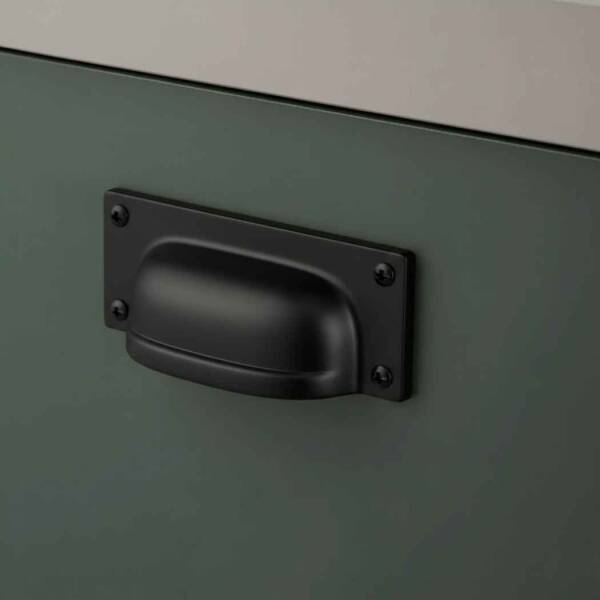 System Mobilya Kulbu Siyah Renk 32mm Çanak/Tas Kulp (SY4534 0032 AL6) - 1