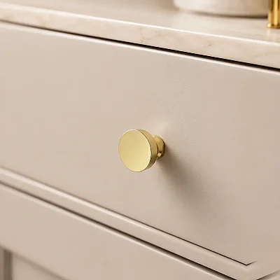 System Düğme Mobilya Kulbu Gold Renk 32mm Kulp (SY1958 0032 GL) - 1