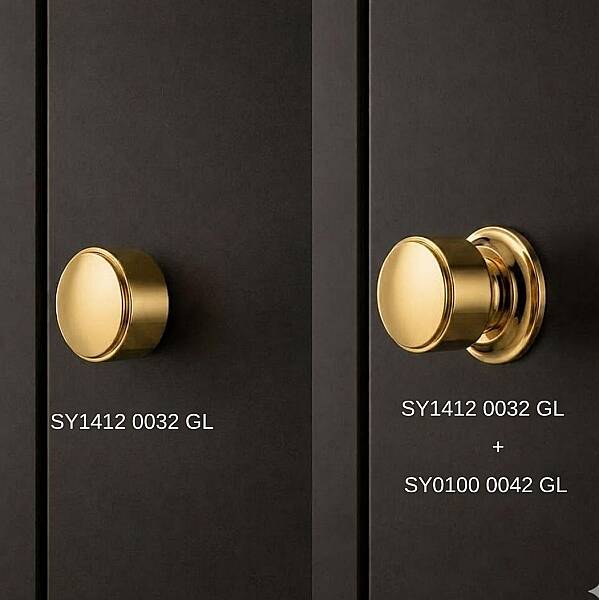 System Düğme Mobilya Kulbu Gold Renk 32mm (SY1412 0032 GL) - 3