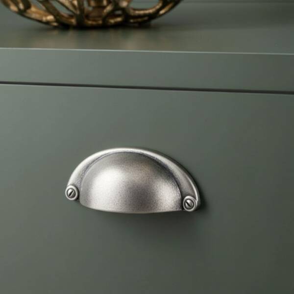 System Mobilya Kulbu Antik Gümüş 32mm Tas Kulp (SY4525 0032 OSM) - 1