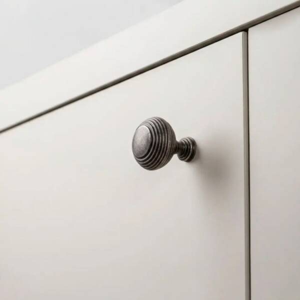 System Düğme Mobilya Kulpu Antik Gümüş Renk 32mm Kulp Seri Sonu (SY1937 0032 OSM) - 1