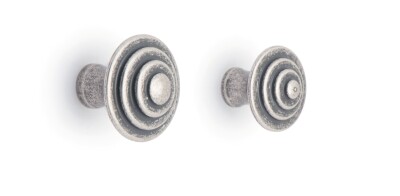 System Düğme Mobilya Kulbu Antik Gümüş 32mm Kulp (SY1935 0032 OSM) - 1