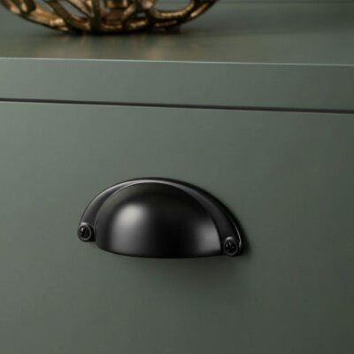 System Mobilya Kulbu Siyah Renk 32mm Tas Kulp (SY4525 0032 AL6) - System