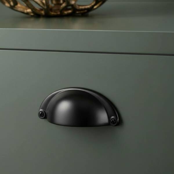 System Mobilya Kulbu Siyah Renk 32mm Tas Kulp (SY4525 0032 AL6) - 1