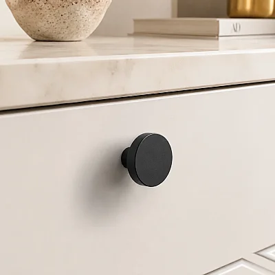 System Düğme Mobilya Kulpu Siyah Renk 38mm Kulp (SY1910 0038 AL6) - System (1)