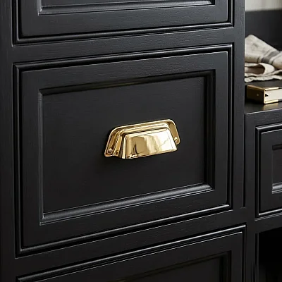 System Mobilya Kulbu Gold Renk 64mm Çanak/Tas Kulp (SY4529 0064 GL) - 1