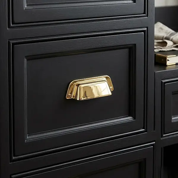 System Mobilya Kulbu Gold Renk 64mm Çanak/Tas Kulp (SY4529 0064 GL) - 1