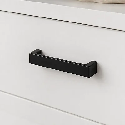 System Mobilya Kulbu Siyah Renk 64mm Kulp (SY6250 0064 AL6) - 1