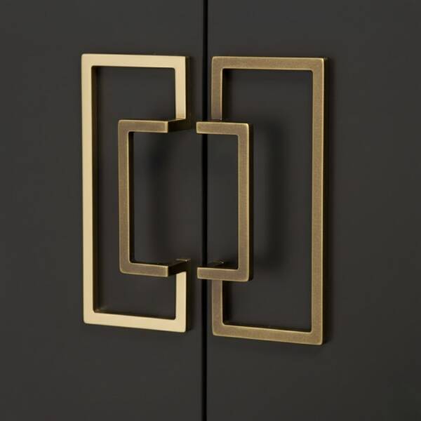 System Mobilya Kulbu Antik Renk 96mm Adet Kulp (SY4704 0096 ABM) - 1