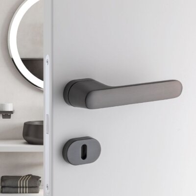 System Akik Kapı Kolu Füme Renk (HA202RO16 BBN) - 1