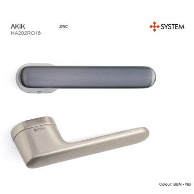 System Akik Kapı Kolu Füme Renk (HA202RO16 BBN) - 3