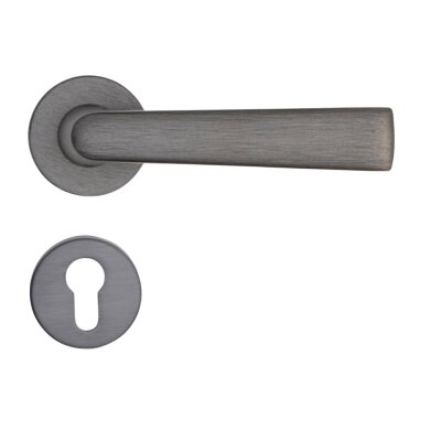 System Ariel Kapı Kolu Fırçalı Füme Renk (HA231RO12 ELX1) - 3