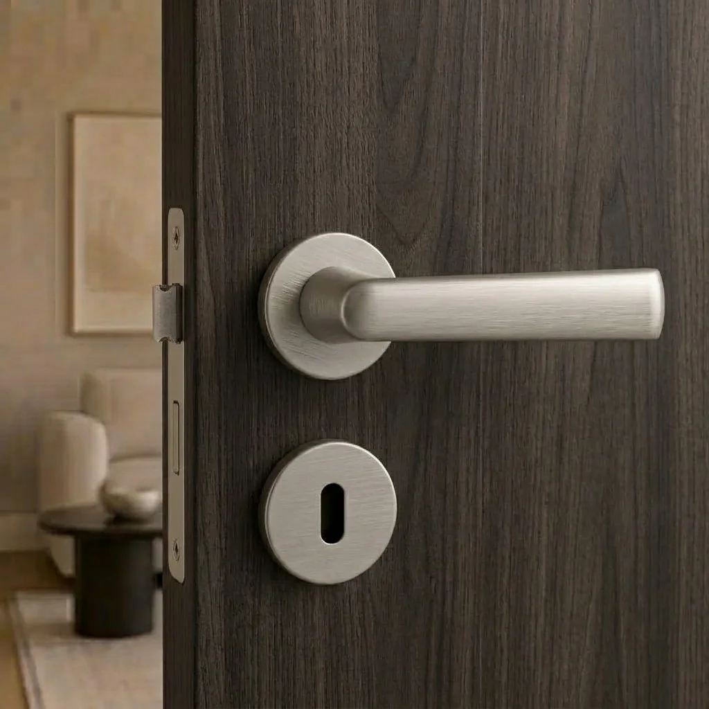 System Ariel Kapı Kolu Fırçalı Saten Renk (HA231RO12 ELX2) - 1