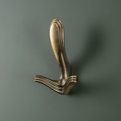 System 2035 Portmanto Askılığı Antik Sarı Renk 86mm (AS2035 0086 ABM) - System