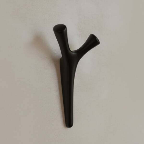 System 2070 Portmanto Askılığı Siyah Renk 77mm (AS2070 0077 AL6) - 1