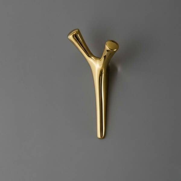 System 2070 Portmanto Askılığı Gold Renk 77mm (AS2070 0077 GL) - 1