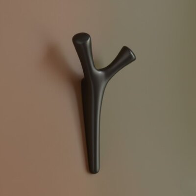 System 2070 Portmanto Askılığı Füme Renk 77mm (AS2070 0077 BBN) - System