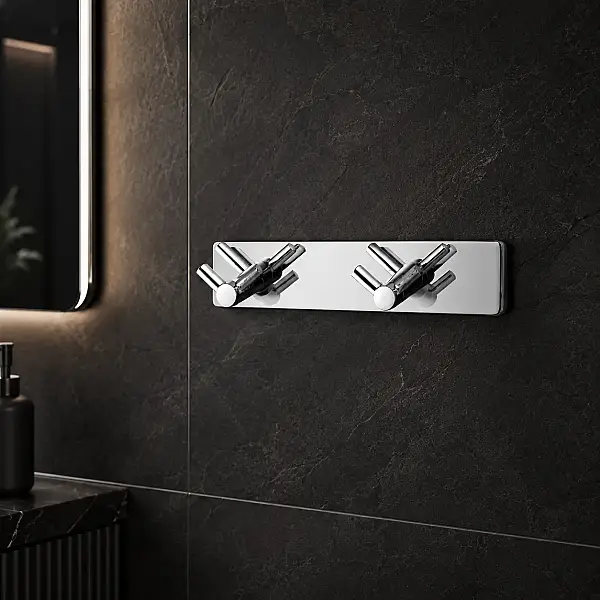 System 2325 Yapışkanlı Askı Krom Renk 185mm (AS2325 0185 CR-CR) - 1
