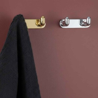 System 2345 Duvara Monte Askı Krom Renk 100mm 2Li (AS2345 0100 CR-CR) - System Banyo