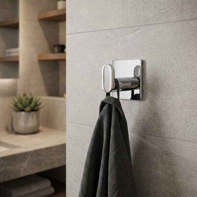 System 2327 Yapışkanlı Askı Krom Renk 45mm (AS2327 0045 CR-CR) - System Banyo