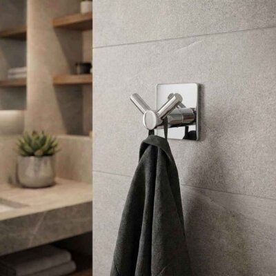 System 2325 Yapışkanlı Askı Krom 45 Mm (AS2325 0045 CR-CR) - System Banyo