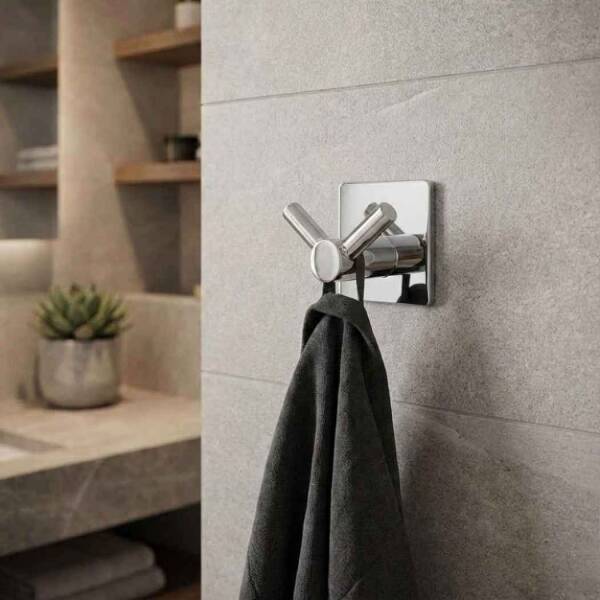 System 2325 Yapışkanlı Askı Krom 45 Mm (AS2325 0045 CR-CR) - 1