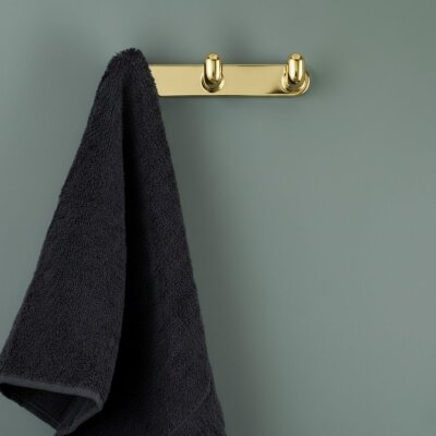 System 2345 Duvara Monte Askılık Altın Rengi 170mm 3Lü (AS2345 0170 GL-GL) - System Banyo