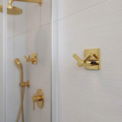 System 2325 Yapışkanlı Askı Gold Renk 45mm (AS2325 0045 GL-GL) - System Banyo