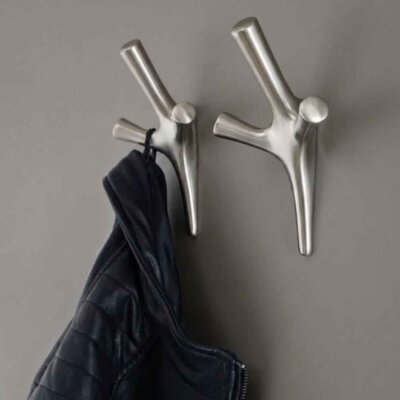 System 2075 Portmanto Askılığı Nikel Saten Renk 109mm (AS2075 0109 NB) - System