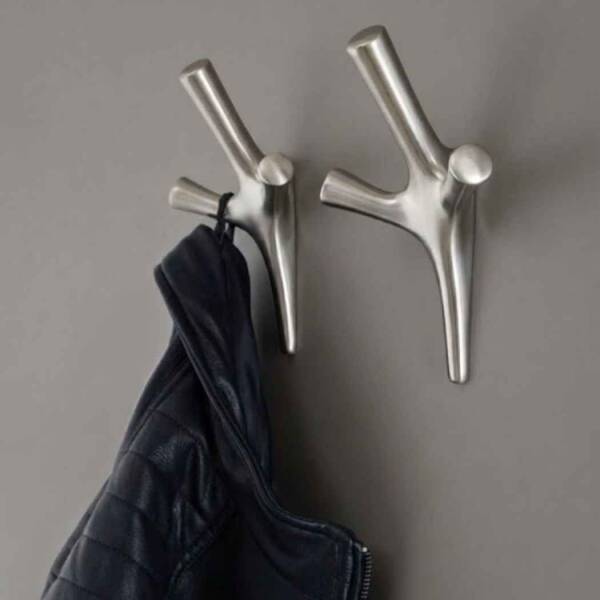 System 2075 Portmanto Askılığı Nikel Saten Renk 109mm (AS2075 0109 NB) - 1