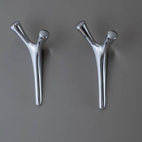 System 2070 Portmanto Askılığı Krom 77mm (AS2070 0077 CR) - 1