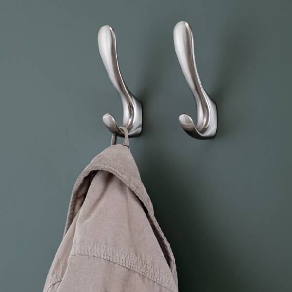 System 2040 Portmanto Askılığı Saten / Inox Renk 58mm (AS2040 0058 NB) - 1