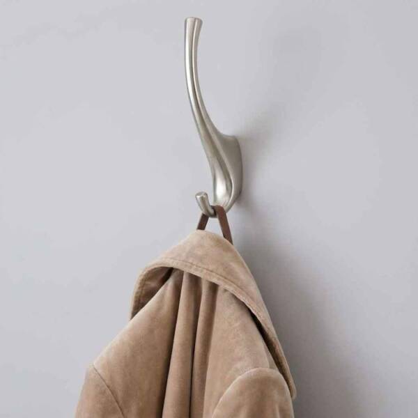 System 2080 Portmanto Askılığı Nikel Saten Renk 20mm (AS2080 0020 NB) - 1