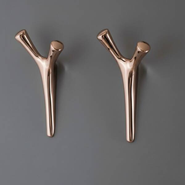 System 2070 Portmanto Askılığı Rose Renk 77mm (AS2070 0077 RS) - 1