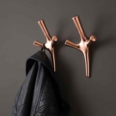 System 2075 Portmanto Askılığı Rose Renk 109mm (AS2075 0109 RS) - System