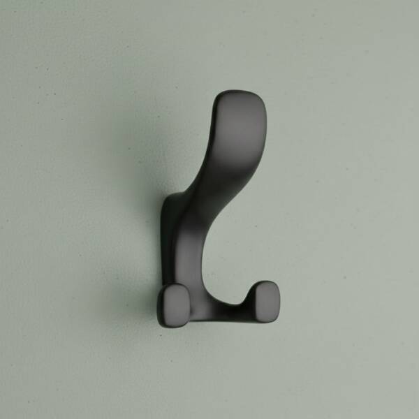 System 2010 Portmanto Askılığı Siyah Renk 80mm (AS2010 0080 AL6) - 1