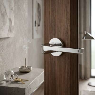 System Aten Kapı Kolu Krom (HA137RO12 CR) - System