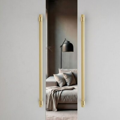 System Axel-L Çekme Kapı Kolu Gold Renk Kol 540mm (PH9722 0540 GL-GL) - 1