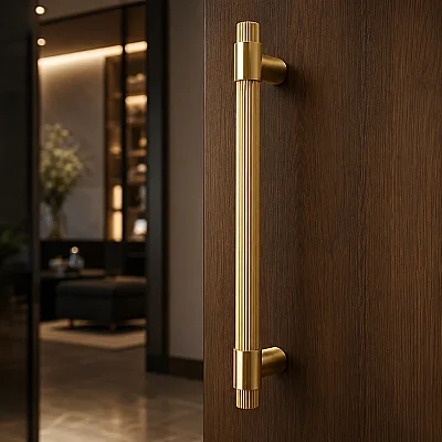 System Axel-L Çekme Kapı Kolu Gold Renk Kol 190mm (PH9722 0190 GL-GL) - System (1)