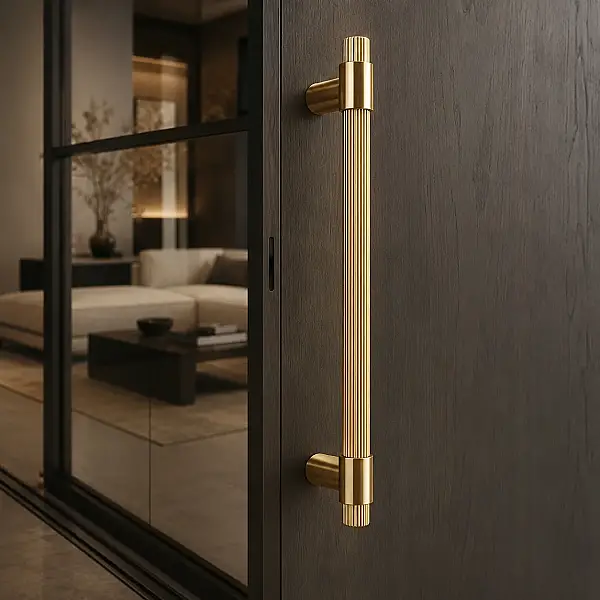 System Axel-L Çekme Kapı Kolu Gold Renk Kol 190mm (PH9722 0190 GL-GL) - 3