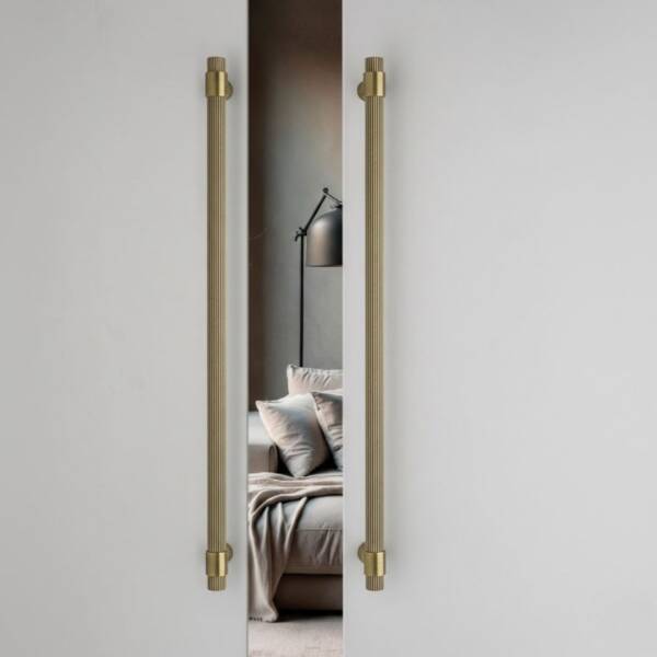 System Axel-L Çekme Kapı Kolu Antik Renk Kol 340mm (PH9722 0340 ABM-ABM) - 1