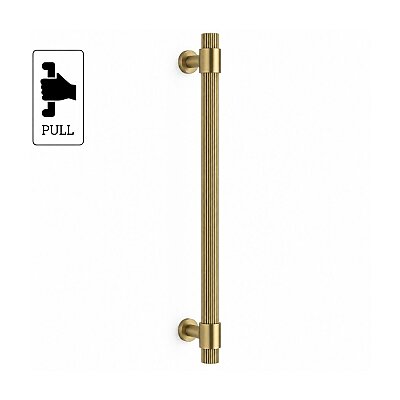 System Axel-L Çekme Kapı Kolu Antik Renk Kol 340mm (PH9722 0340 ABM-ABM) - 2