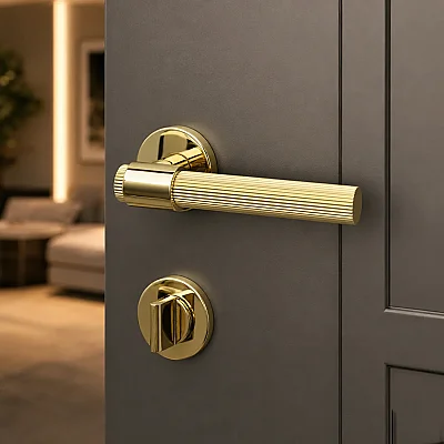 System Axel-L Kapı Kolu Gold/Altın Renk (HA212RO12 GL) - System (1)