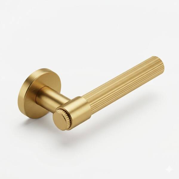 System Axel-L Rozetli Kapı Kolu Gold Branche Renk (HA212RO12 GB) - 1